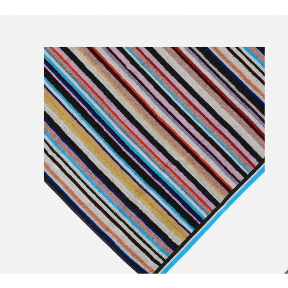 Missoni Home Chandler Multi-Color Striped Cotton Bath Sheet 100x150cm 1C3SP99873